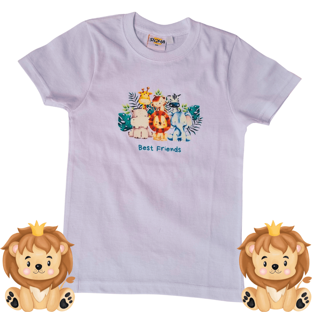 Boys Best Friends Cotton T-Shirt (3 - 7 Years) - CuteKidz - www.cutekidz.co.za