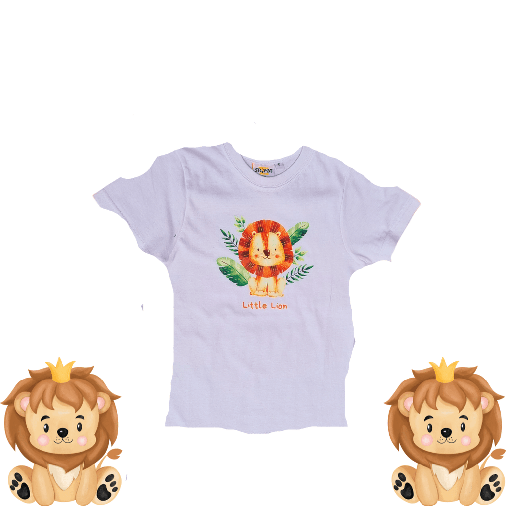 Little Lion Cotton T-Shirt (Boys) - cutekidz - www.cutekidz.co.za