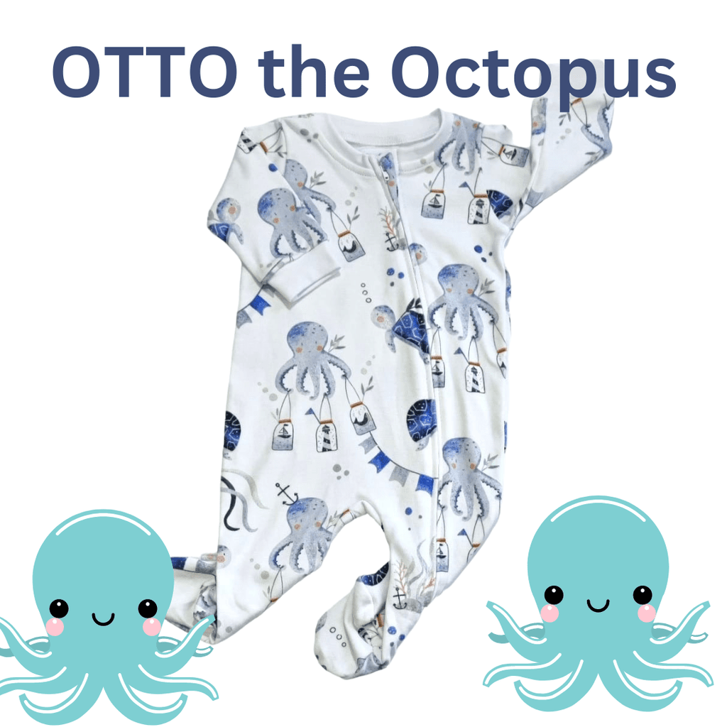 OTTO THE OCTOPUS FOOTY ROMPER - www.cutekidz.co.za