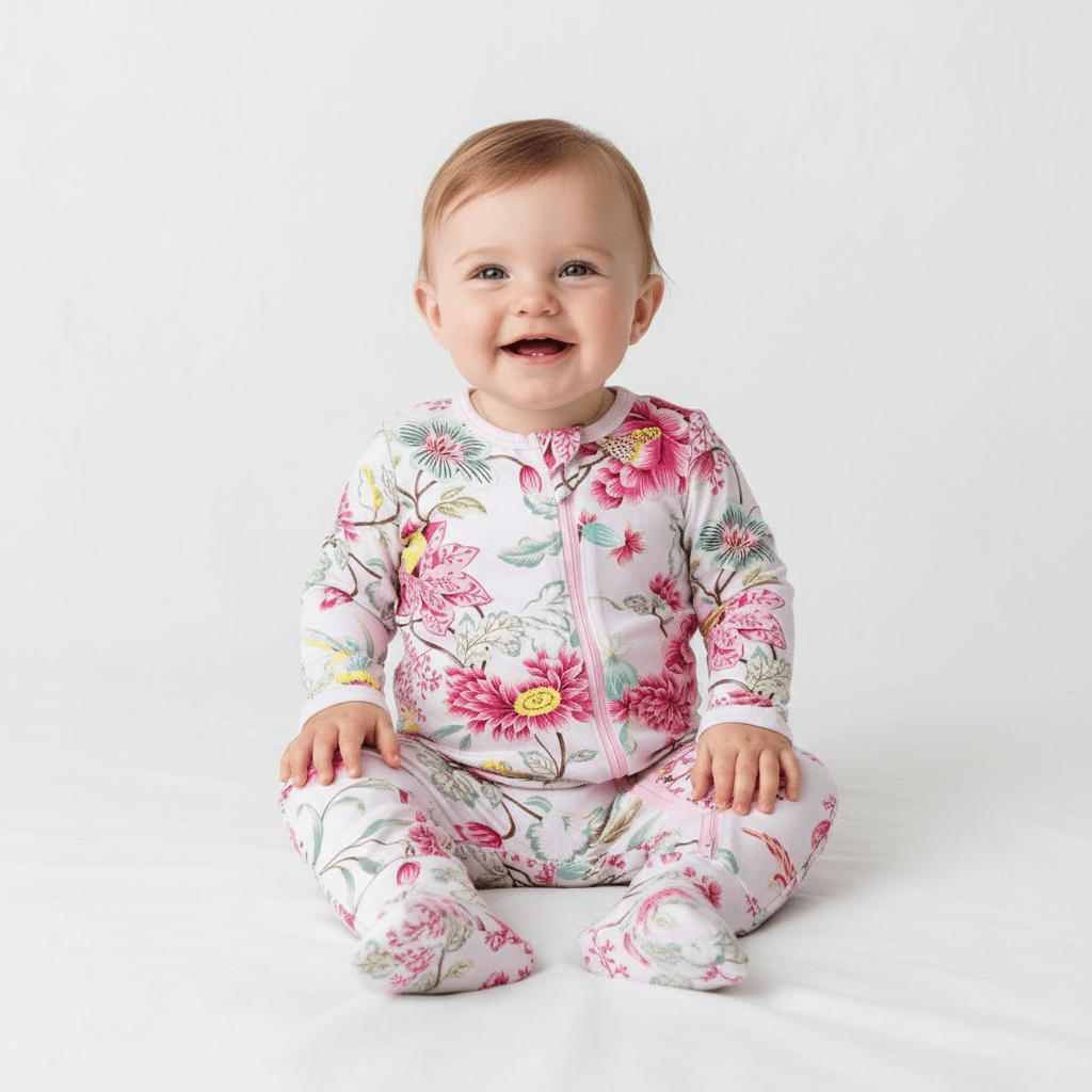 SOFT & STRETCHY ORIENTAL PINK JUMPSUIT - www.cutekidz.co.za
