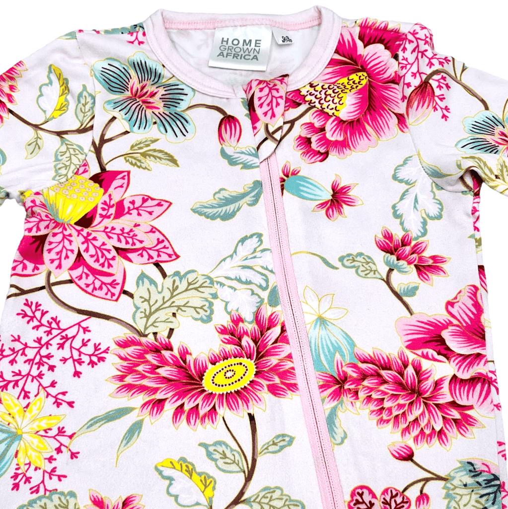 SOFT & STRETCHY ORIENTAL PINK JUMPSUIT - www.cutekidz.co.za