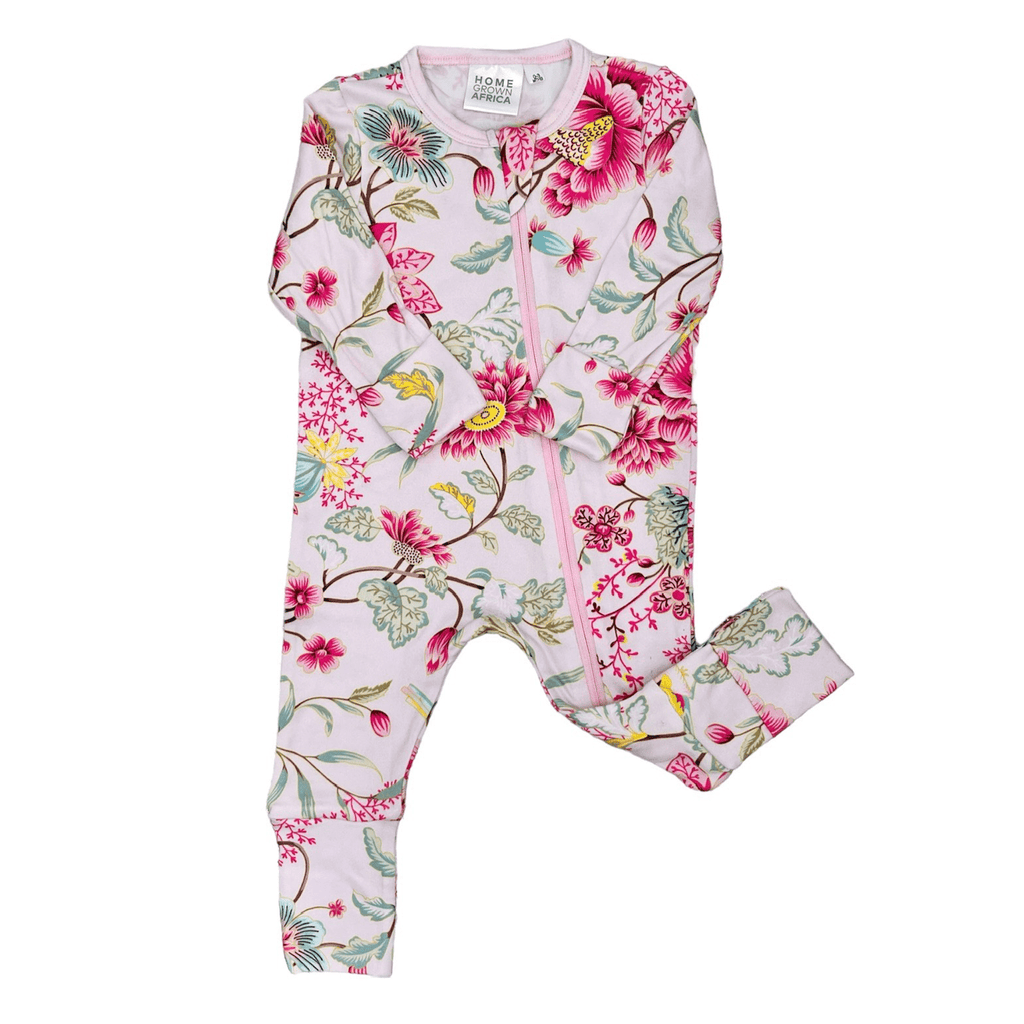 SOFT & STRETCHY ORIENTAL PINK JUMPSUIT - www.cutekidz.co.za