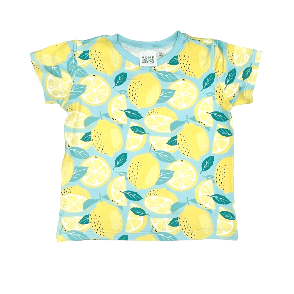 SOFT & STRETCHY SUMMER PJ’S – LEMONS - www.cutekidz.co.za