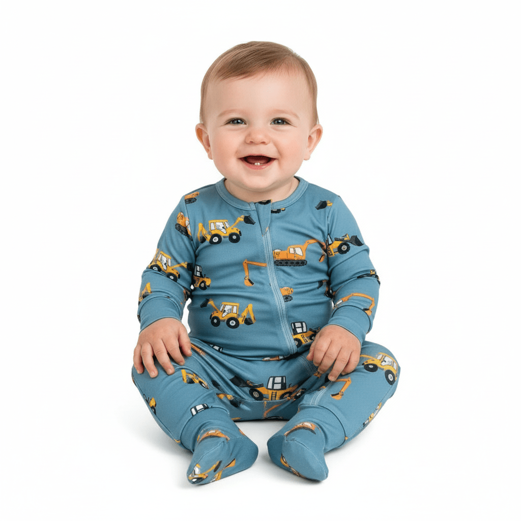 ZIPPER JUMPSUIT DAN THE DIGGER - www.cutekidz.co.za