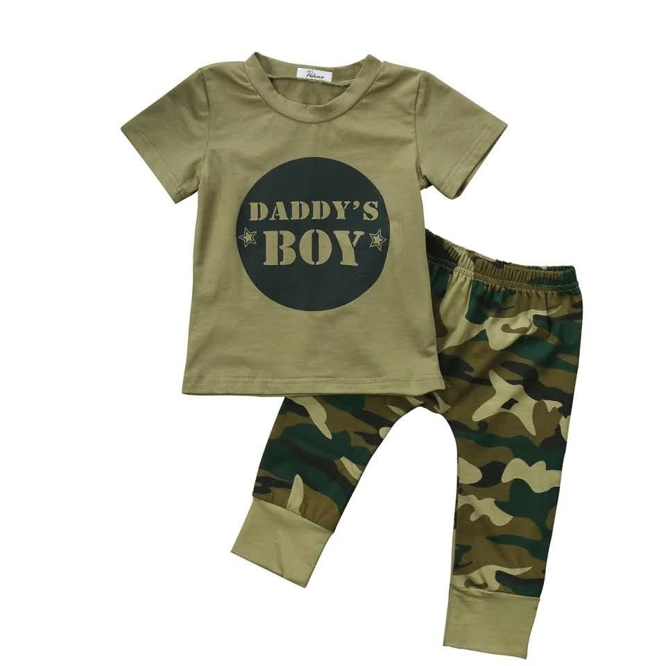 Camo Daddy's Boy outfit - www.cutekidz.co.za