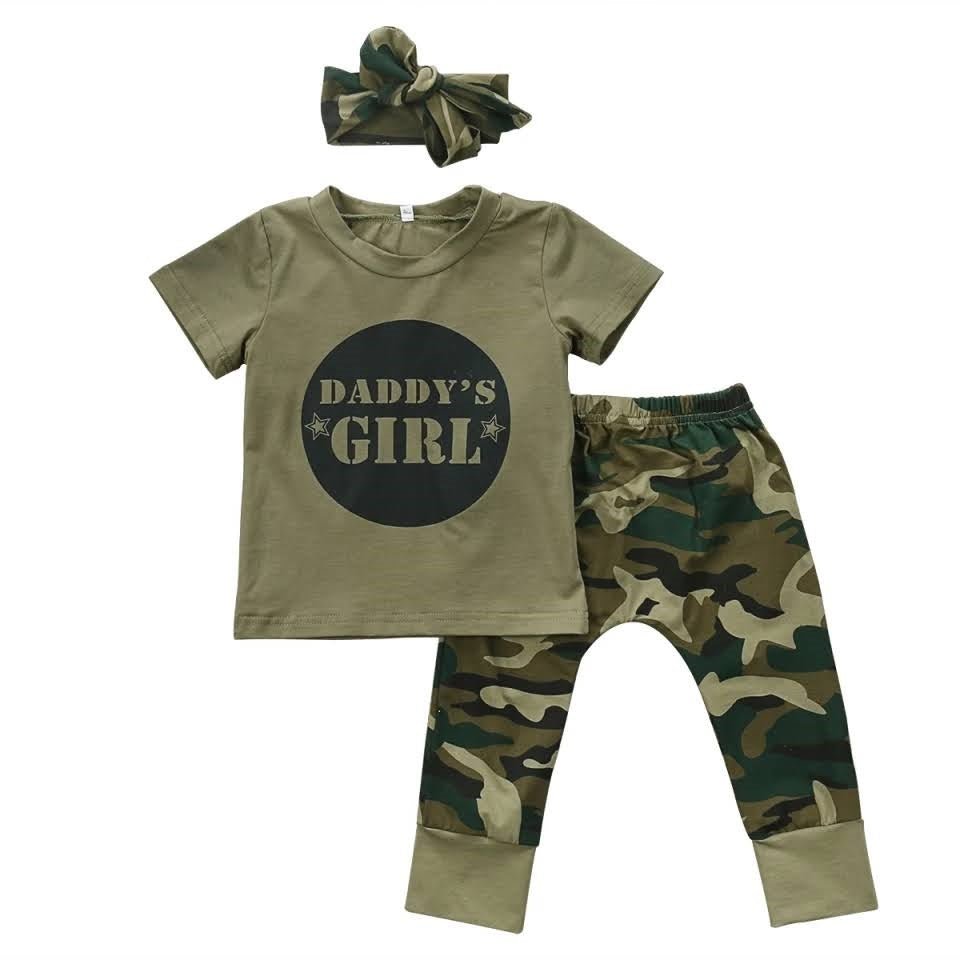 Camo Daddy's girl outfit - www.cutekidz.co.za