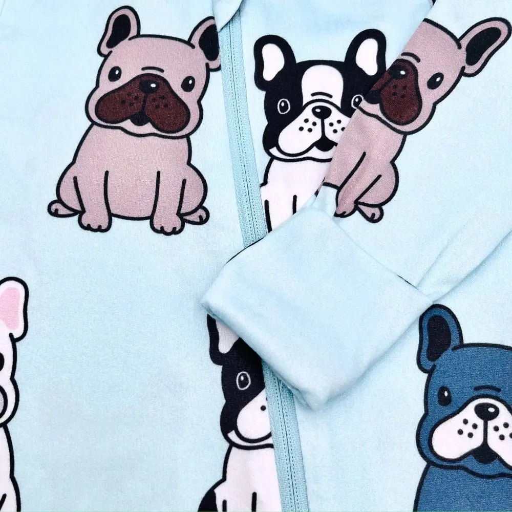 SOFT & STRETCHY BOSTON DOG JUMPSUIT - www.cutekidz.co.za