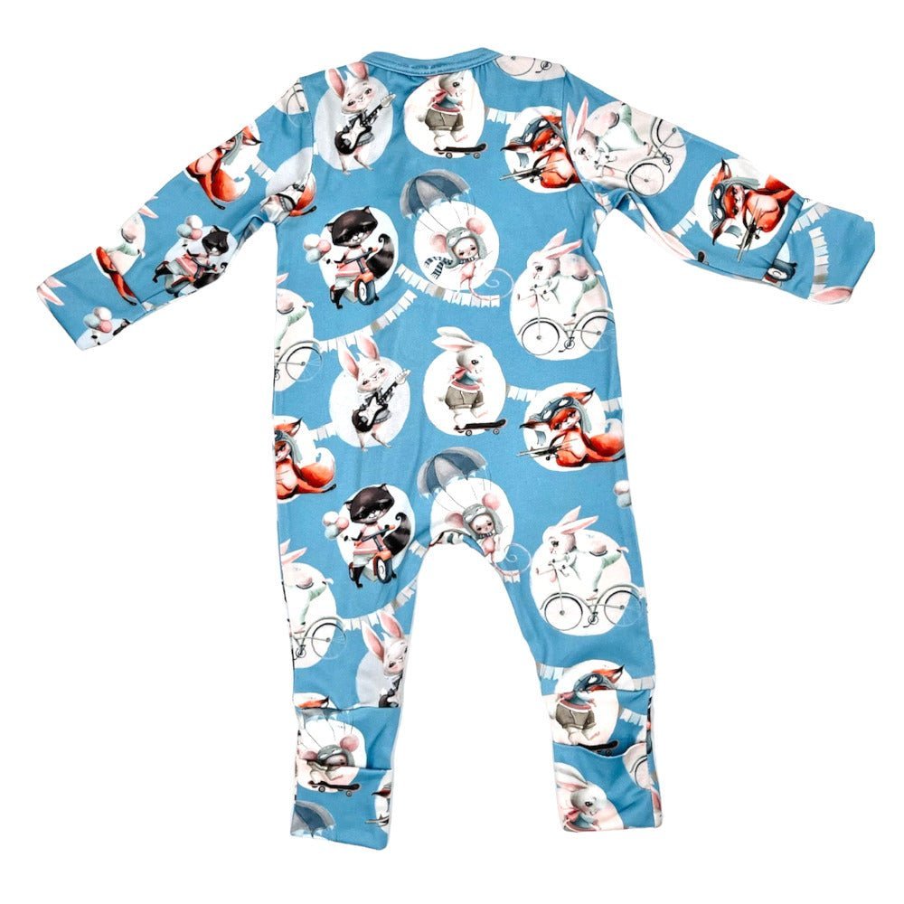 SOFT & STRETCHY FURRY FRIENDS JUMPSUIT - www.cutekidz.co.za