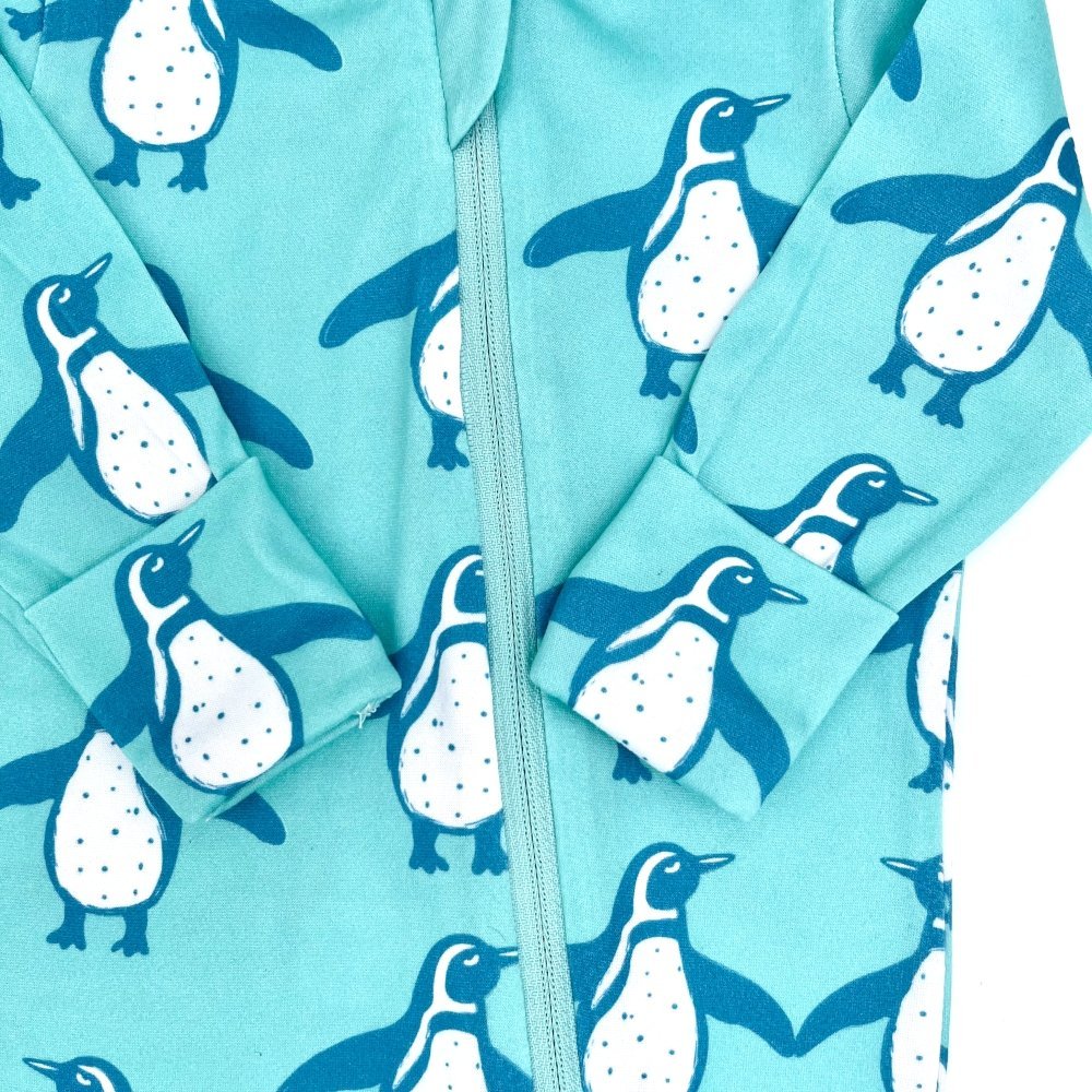 SOFT & STRETCHY PENGUIN ROMPER - www.cutekidz.co.za