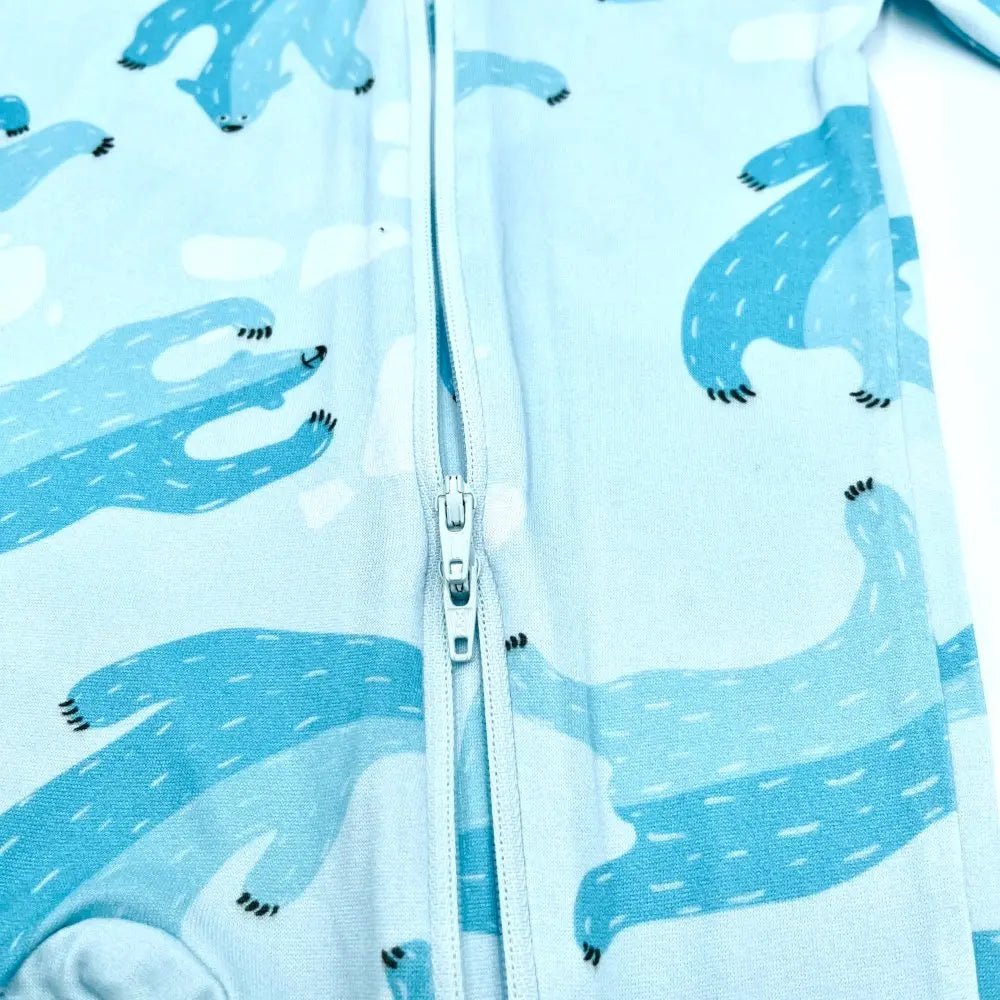 SOFT & STRETCHY POLAR BEAR JUMPSUIT - www.cutekidz.co.za